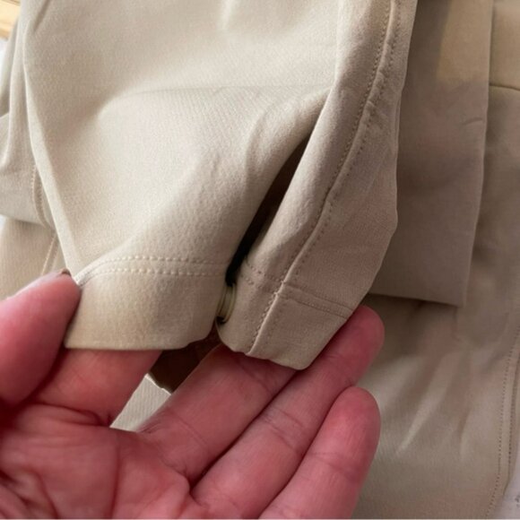 Lululemon Athletica Men Khaki Joggers Size Small Elastic Waist Snap Button Cuff - Picture 10 of 14